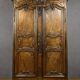Very important Lyonnais wardrobe from the Louis XV period in solid walnut / height 295 cm