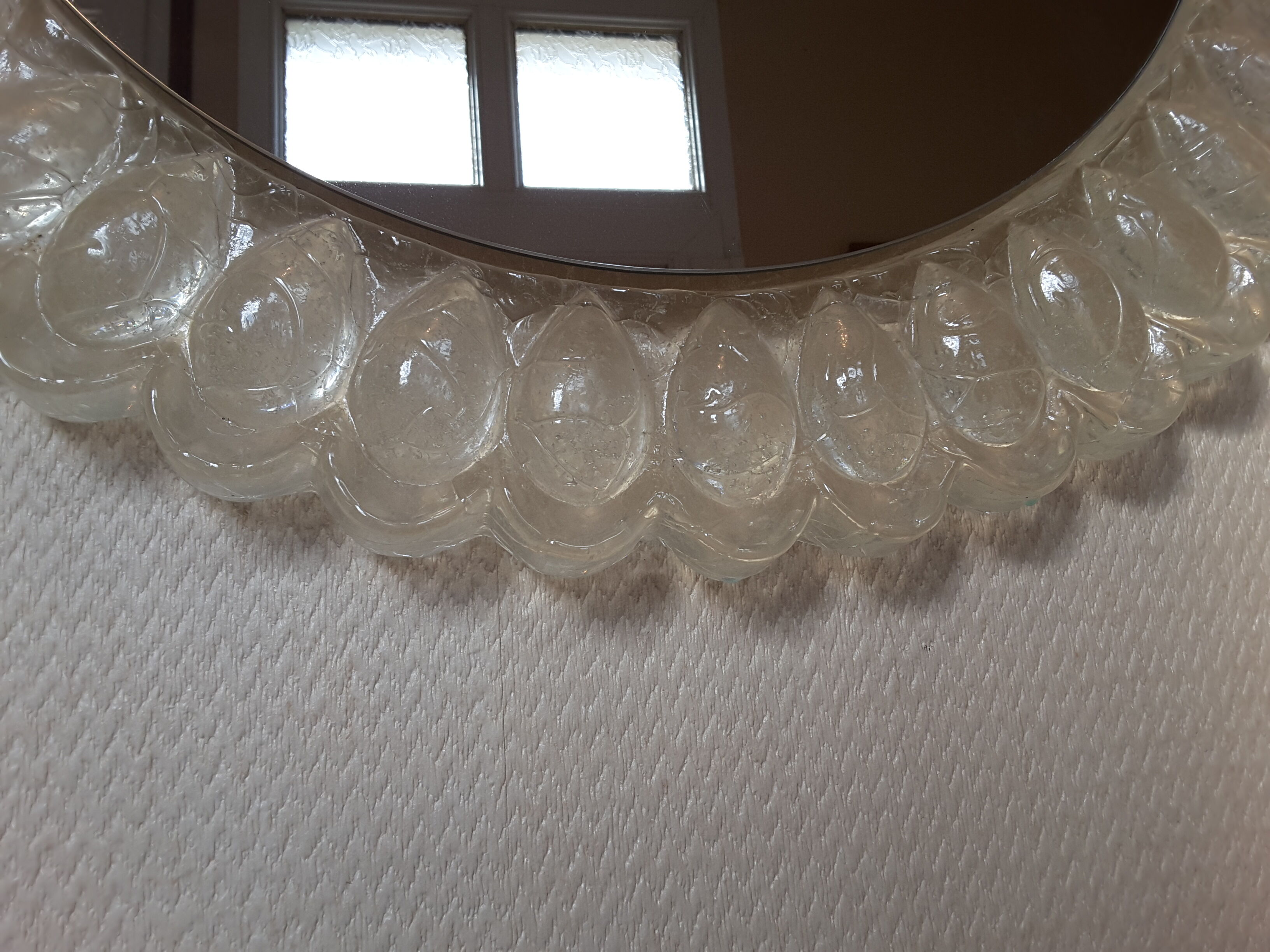 Flower round mirror - 64cm