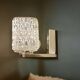 Portuguese mid-century retro glass wall sconce lamp