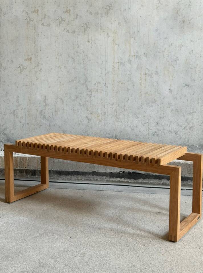 Cutter bench by Niels Hvass for Trip trap Denmark