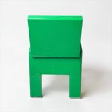 Tabouret coffre Space Age vert Olaf Von Bohr pour Gedy Italie années 60