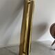 Vintage adjustable matt golden brass wall lamp, CVL, France 1980