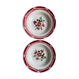 Duo d’assiettes creuses Sarreguemines