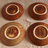 Set de 4 assiettes Vallauris
