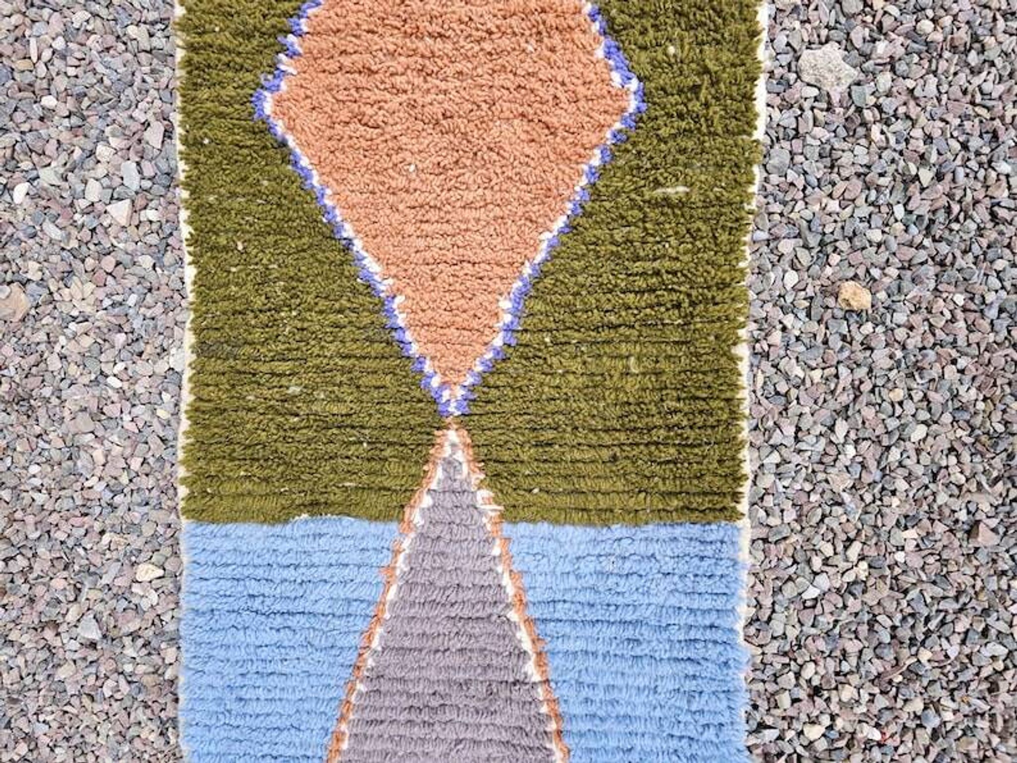 Moroccan runner rug 300cm x 70cm