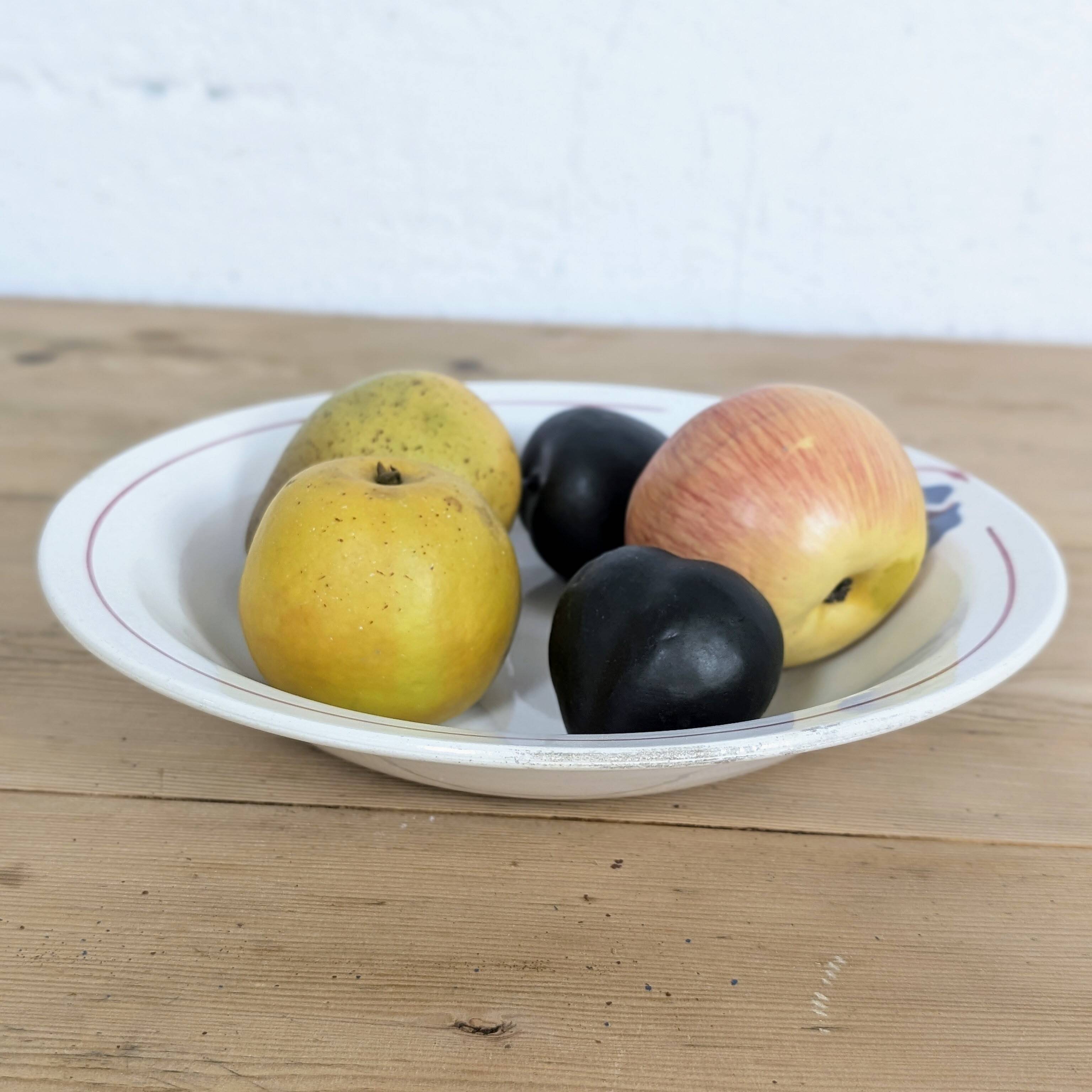 Shallow round dish digoin sarreguemines - model "cannes"