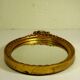 Oval mirror gold frame 28 x 20 cm