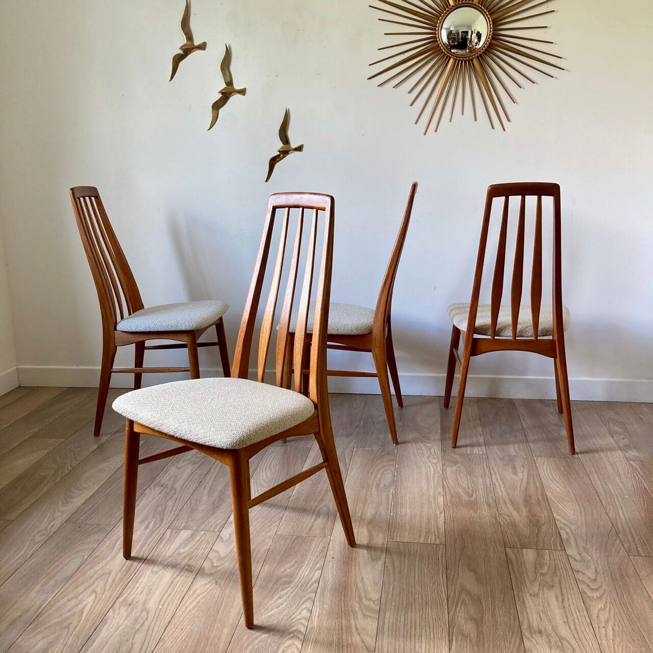 Suite de 4 chaises Eva de Niels Koefoed