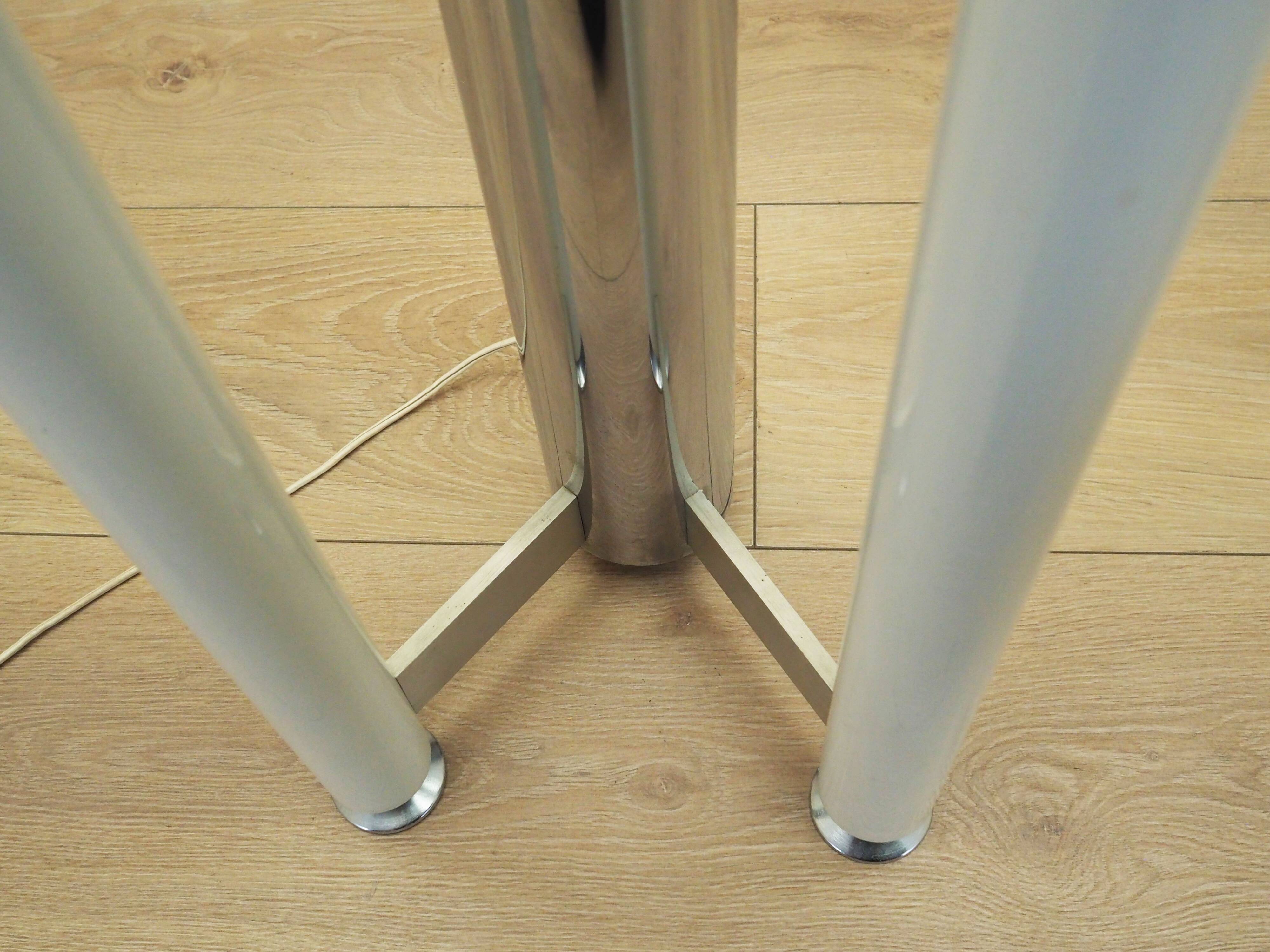 Floor lamp with ashtray, Space Age design, 1960s, production: Italy