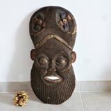 African mask, Hand-carved African wooden mask.