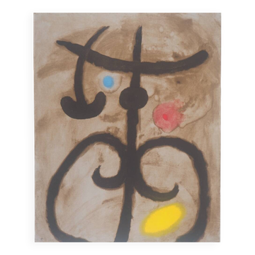Joan Miró: Twin Sisters - Signed Lithograph