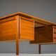 Mid-century modern teak freestanding desk from GV Møbler, 1960s
