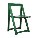 Vintage green folding chair