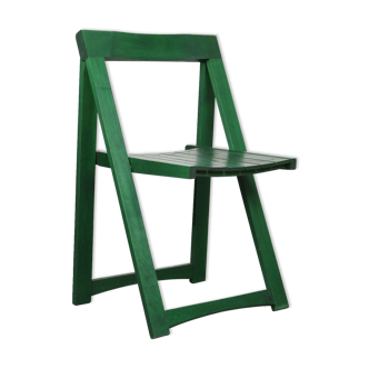 Vintage green folding chair