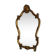 Antique golden shell mirror