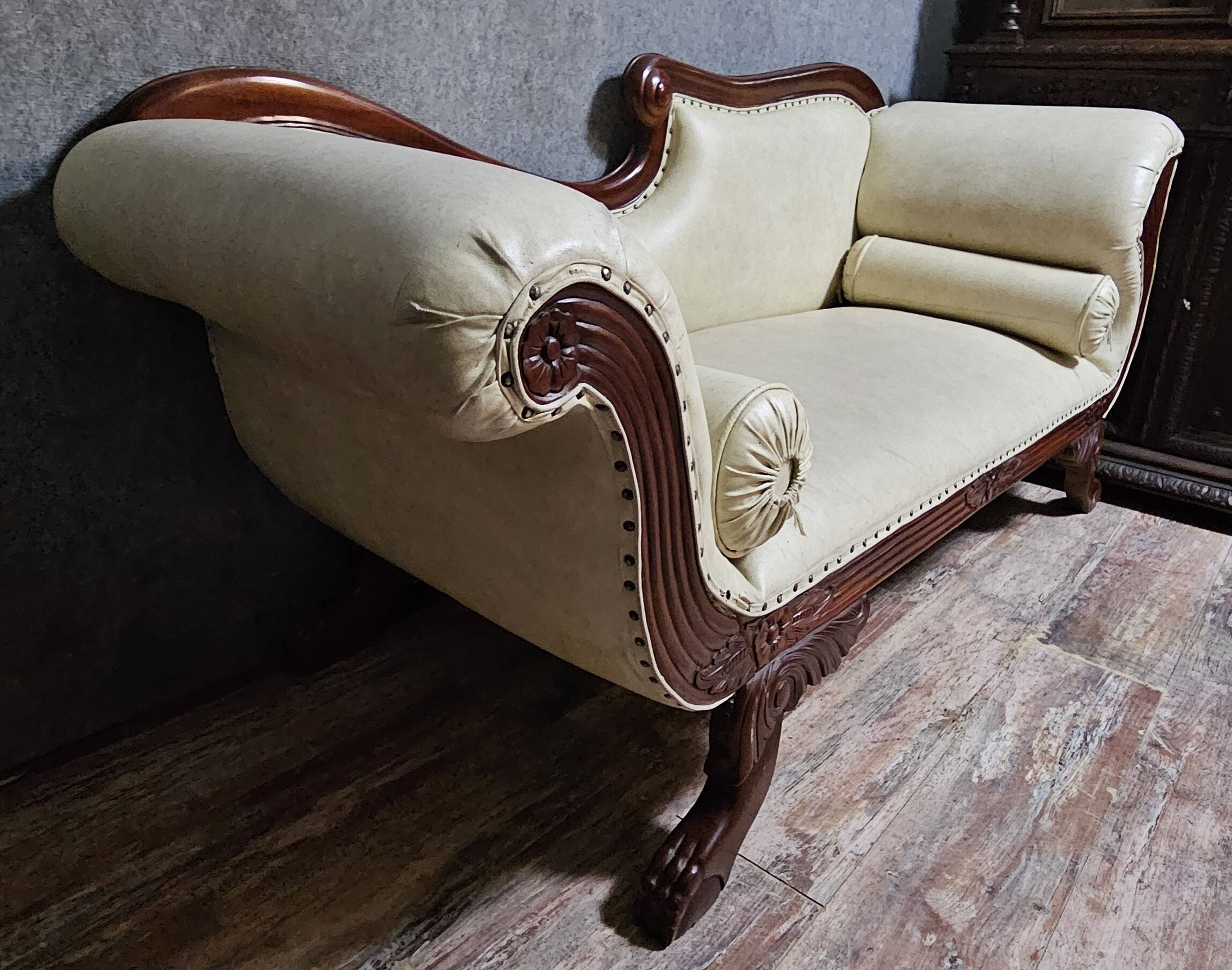 Récamier - Méridienne / antique chaise longue Empire - Charles X – 19th century
