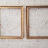 Duo of golden frames