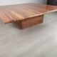 Travertine coffee table red design