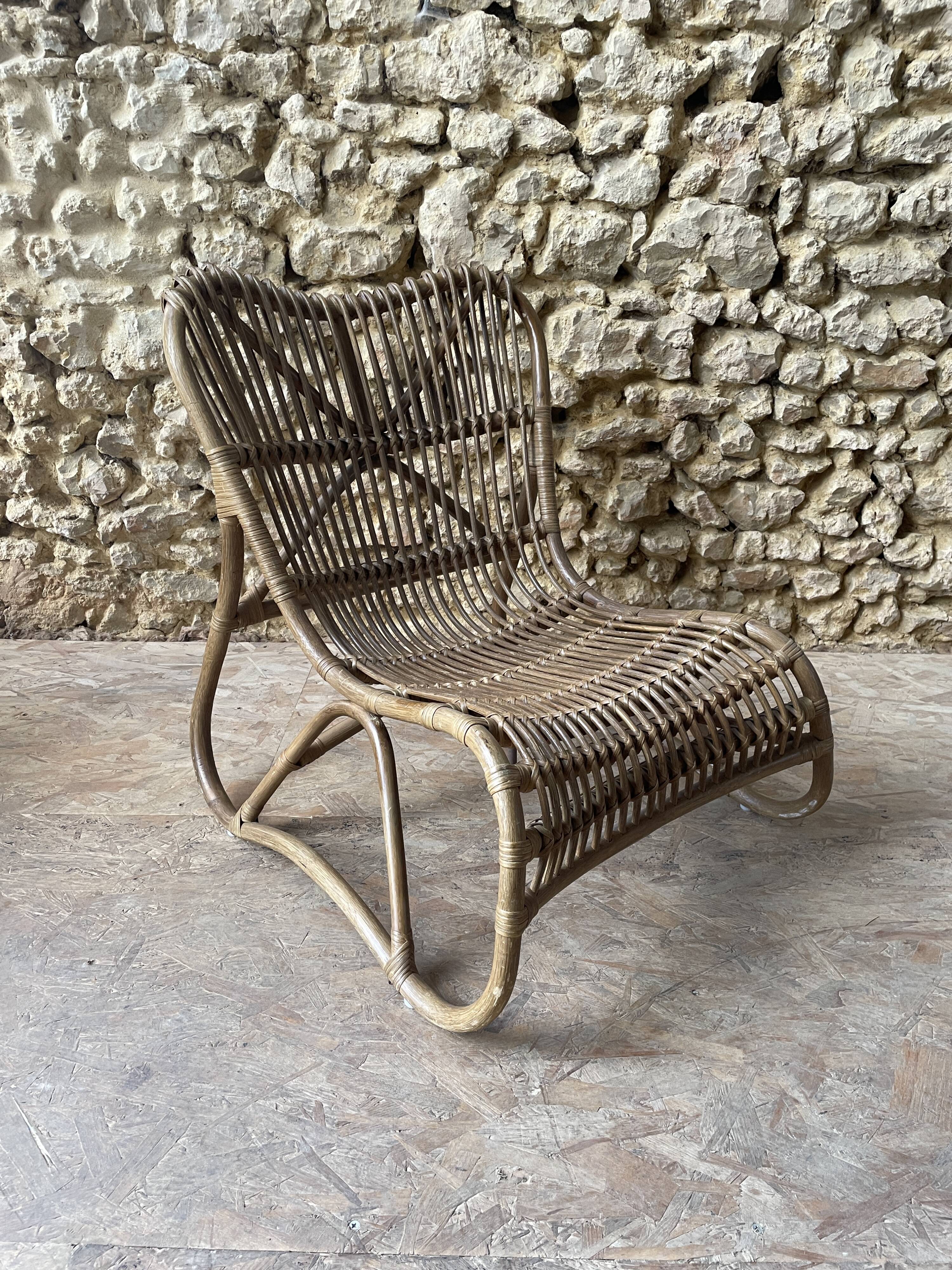 Reed armchair