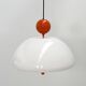 Suspension Saliscendi Orange by Elio Martinelli for Martinelli Luce, 1970