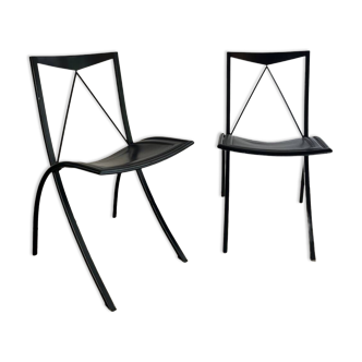 Pair of folding chairs by Cattelan Italia