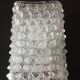 Wall lamp in ice glass and diamond tips / vintage 60s-70s