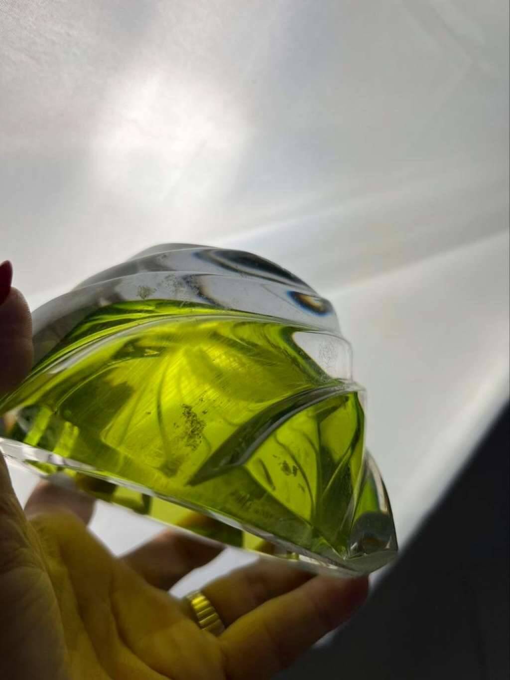 Vintage glass ashtray valt saint lambert