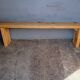 Bench 180 cm old solid wood with patina