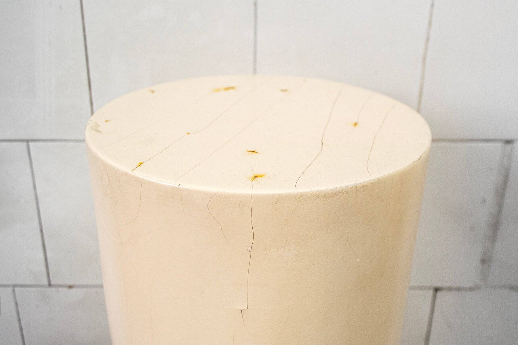 Three vintage wooden columns, Italy, 1960s, set of 3.