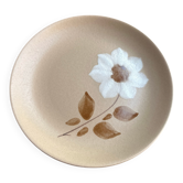 Hand-painted stoneware plate