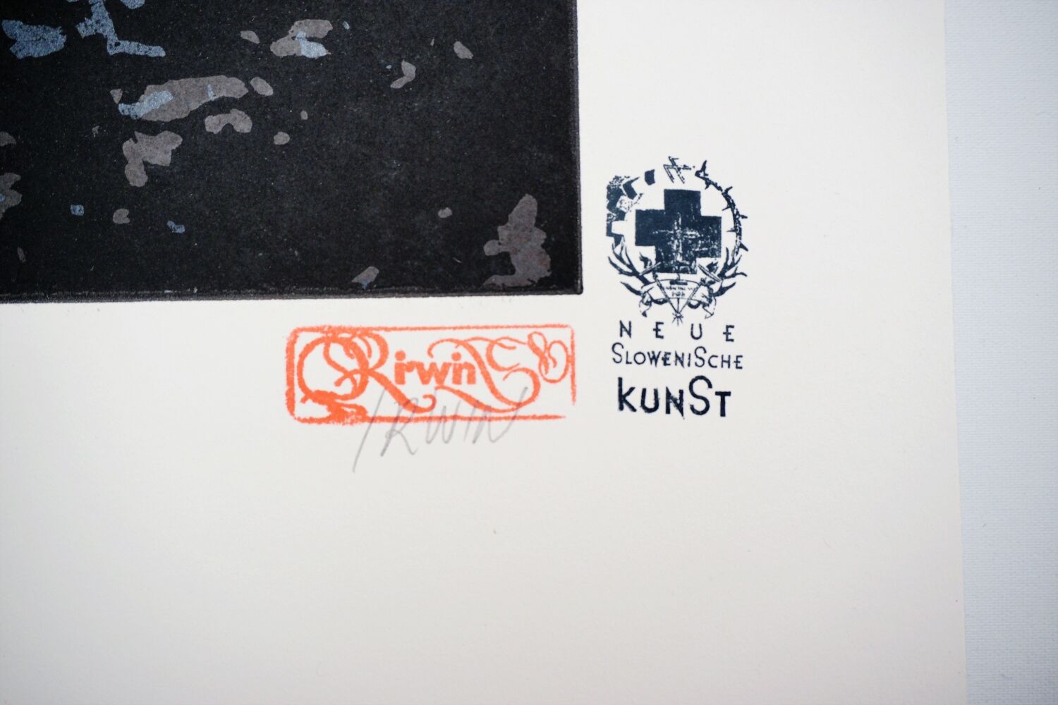 Estampe du groupe IRWIN, « Électrification », 1995, slovène