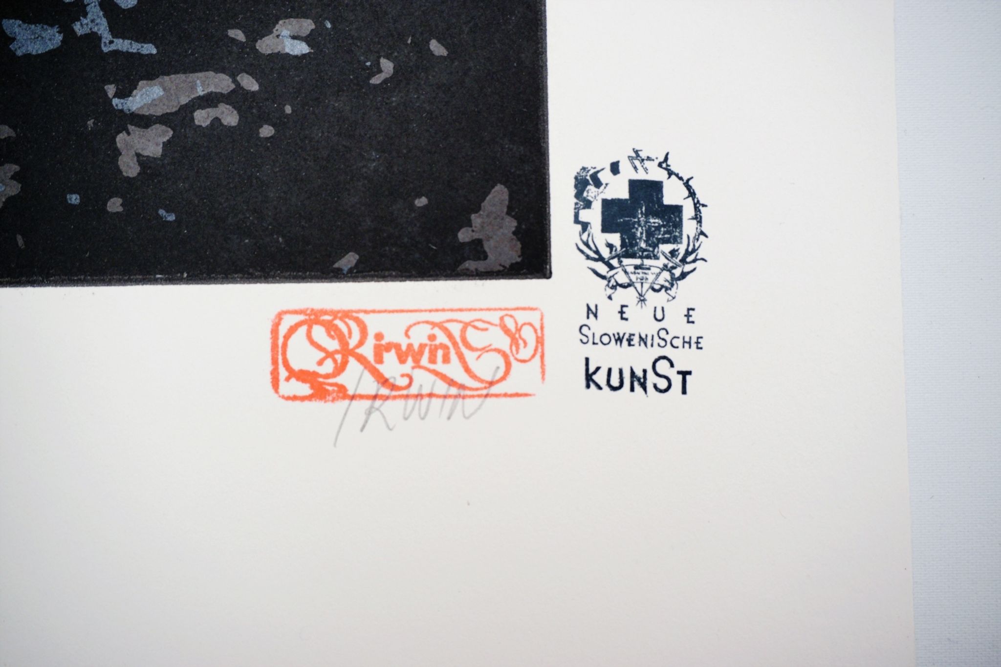 Estampe du groupe IRWIN, « Électrification », 1995, slovène