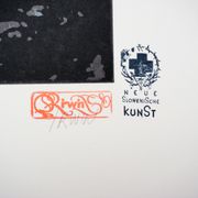 Estampe du groupe IRWIN, « Électrification », 1995, slovène