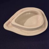 Old covered jug, vintage, geometric frieze and flowers with a border.