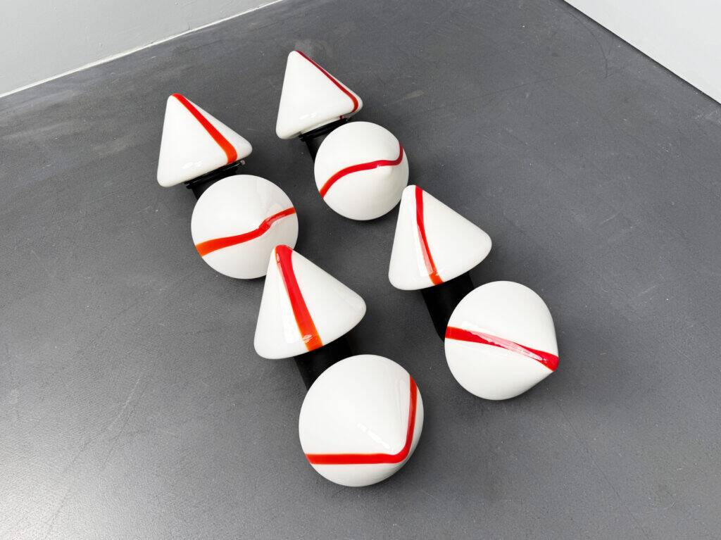 4 Miko 23 outdoor wall sconces by Renato Toso for Leucos, Italy, 1970s