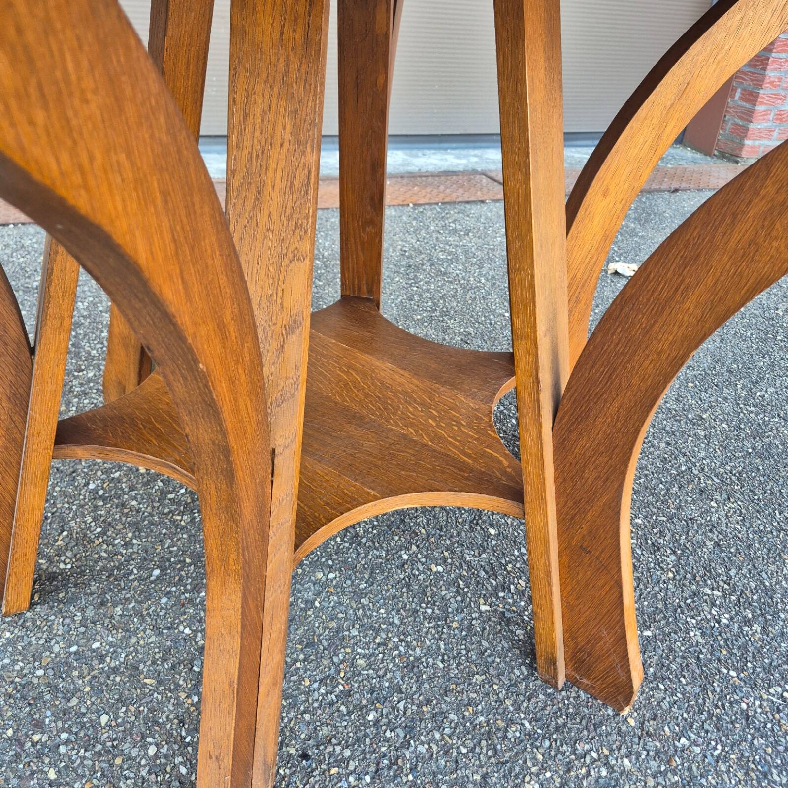 Modernist Handcrafted Dining Table, Netherlands, 1990s