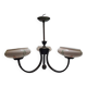 Art Deco glass chandelier, Poland, 1930s