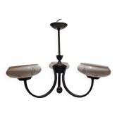 Art Deco glass chandelier, Poland, 1930s