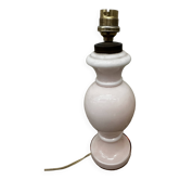 Pied de Lampe Vintage 70´s en Opaline Rose - H 28 cm - Italy