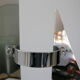 Vintage sailboat lamp 1970 chrome