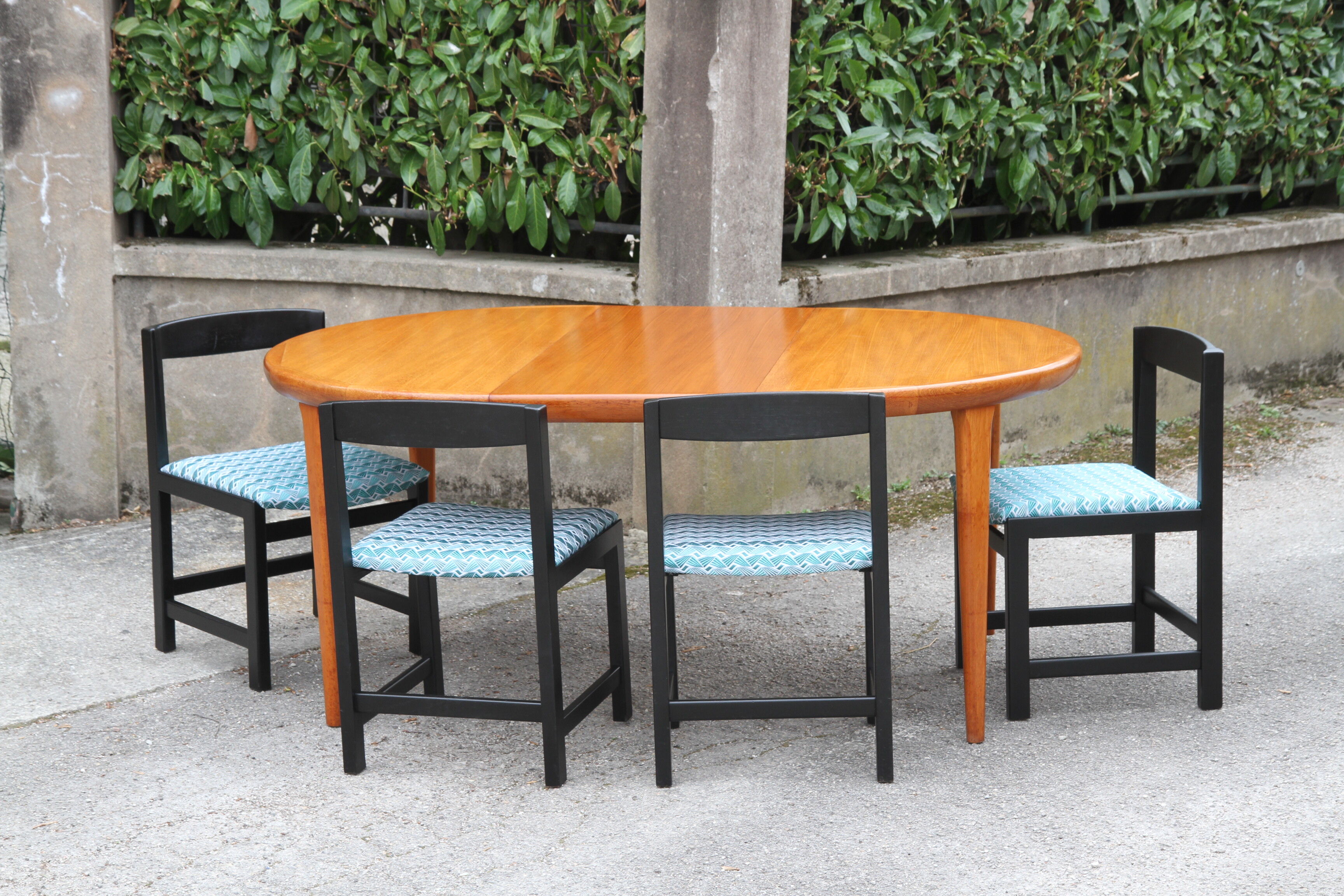 Black and blue chairs by Ulferts Tibro