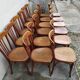 Lot de 18 chaises bistrot Fischel