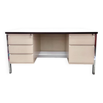 Bureau blanc années 70