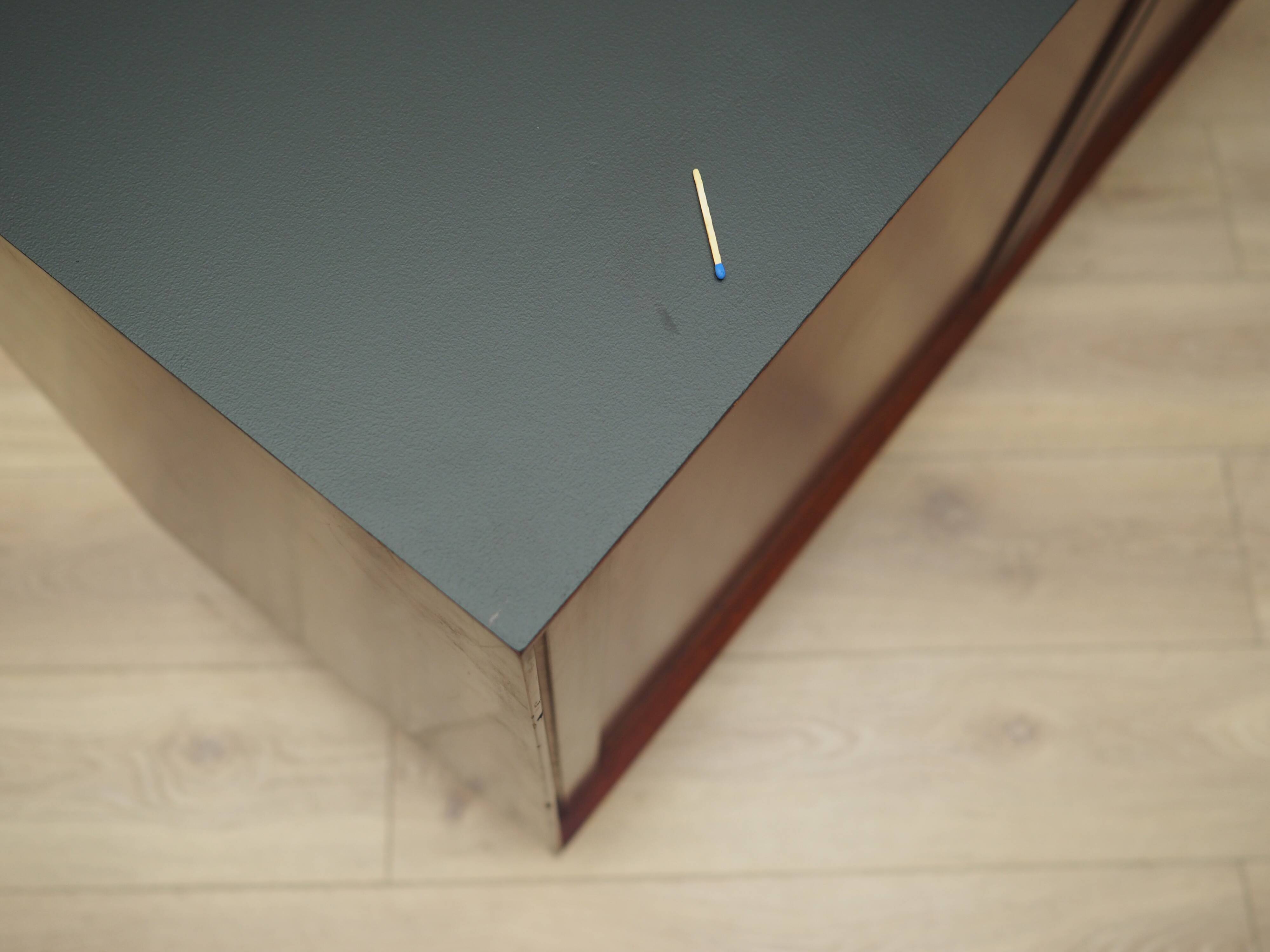 Mahogany cabinet, Danish design, 1970s, manufacturer: PMJ Viby J