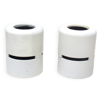 Pair of Stilnovo cylindrical wall lights from the 1960s