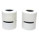 Pair of cylindrical wall lights Stilnovo 1960s