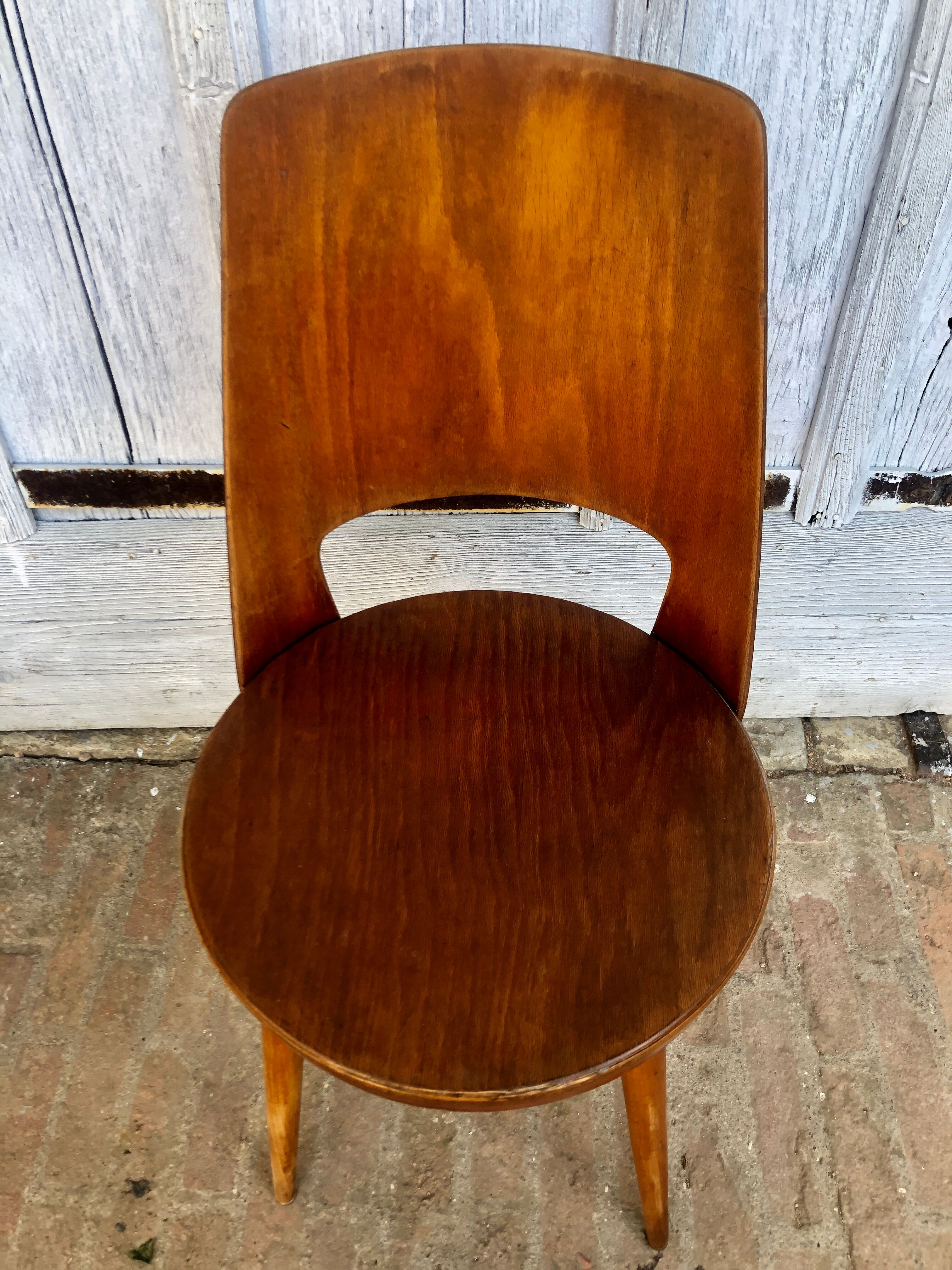 Set de 3 chaises bistrot Baumann Mondor