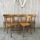 Ensemble de 6 chaises bistrot Baumann