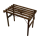 Small folding table in vintage oak wood dimension: H-34cm-L-42cm- Pr-26cm-
