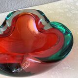 Cendrier Murano Sommerso vintage